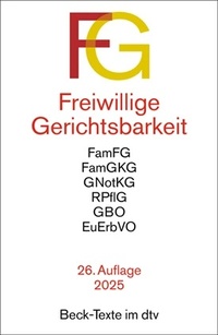 Abbildung von: Freiwillige Gerichtsbarkeit: FG - dtv