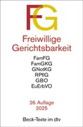 Cover: Freiwillige Gerichtsbarkeit: FG - dtv