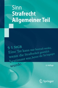 Abbildung von: Strafrecht Allgemeiner Teil - Springer