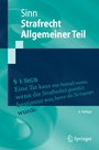 Cover: Strafrecht Allgemeiner Teil - Springer