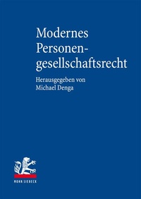 Bild: Modernes Personengesellschaftsrecht - Mohr Siebeck