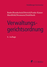 Abbildung von: Verwaltungsgerichtsordnung - C.F. Müller