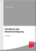 Bild: Handbuch der Beweisw&uuml;rdigung - ZAP