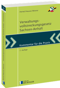 Abbildung von: Verwaltungsvollstreckungsgesetz Sachsen-Anhalt - Verlag Reckinger
