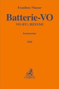 Abbildung von: Batterie-VO - C.H.BECK