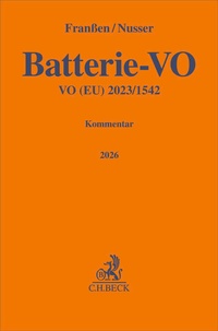 Abbildung von: Batterie-VO - C.H.BECK
