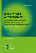 Cover: Spezialwissen Verfahrensrecht - Finanzgerichtliches Verfahren, Haftung, Steuerstraf- und Steuerordnungswidrigkeitenrecht - Erich Schmidt Verlag
