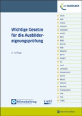 Cover: Wichtige Gesetze f&uuml;r die Ausbildereignungspr&uuml;fung - Kiehl