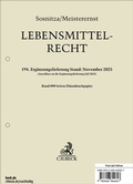 Cover: Lebensmittelrecht - 194. Erg&auml;nzungslieferung - C.H.BECK