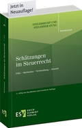 Cover: Sch&auml;tzungen im Steuerrecht - Erich Schmidt Verlag