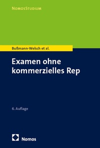Abbildung von: Examen ohne kommerzielles Repetitorium - Nomos