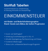 Abbildung von: Tabelle, Einkommensteuer 2025 Sonderausgabe August - Stollfuß