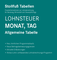 Abbildung von: Tabelle, Lohnsteuer 2025 Monat, Tag Sonderausgabe August - Stollfuß