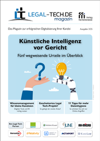 Cover of  Legal Tech.de-Magazin 03/2025 - FFI-Verlag