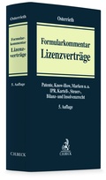 Abbildung von: Formularkommentar Lizenzverträge - C.H.BECK