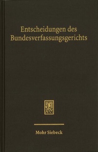 Abbildung von: Entscheidungen des Bundesverfassungsgerichts (BVerfGE) - Band 170 - Mohr Siebeck