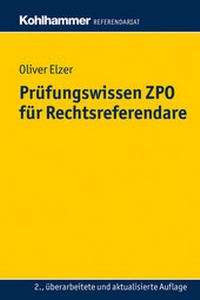 Abbildung von: Prüfungswissen ZPO für Rechtsreferendare - Kohlhammer