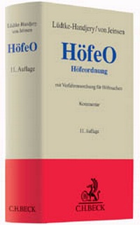 Abbildung von: Höfeordnung - C.H.BECK