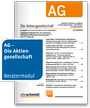Cover: Die Aktiengesellschaft - AG - Otto Schmidt Verlag