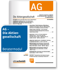 Cover: Die Aktiengesellschaft - AG - Otto Schmidt Verlag