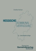 Cover: Hessische Kommunalverfassung - Deutscher Gemeindeverlag