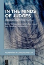 Cover: In the Minds of Judges - De Gruyter Mouton
