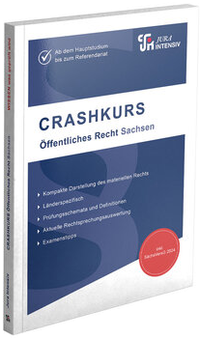 Bild: CRASHKURS Öffentliches Recht - Sachsen - Jura-Intensiv Verlag