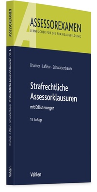 Abbildung von: Strafrechtliche Assessorklausuren - Vahlen