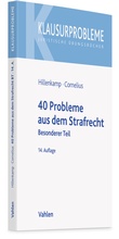 Abbildung von: 40 Probleme aus dem Strafrecht - Vahlen