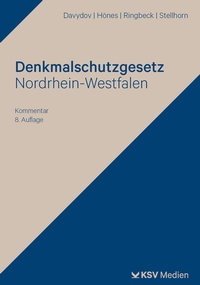 Abbildung von: Denkmalschutzgesetz Nordrhein-Westfalen - Kommunal- und Schul-Verlag