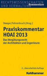 Abbildung von: Praxiskommentar HOAI 2013 - Kohlhammer