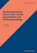 Cover: Nieders&auml;chsisches Gesetz &uuml;ber Kindertagesst&auml;tten und Kindertagespflege - KSV Medien
