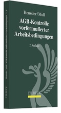 Cover: AGB-Kontrolle vorformulierter Arbeitsbedingungen - C.H.BECK