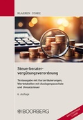 Cover: Steuerberaterverg&uuml;tungsverordnung - Boorberg
