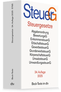 Abbildung von: Steuergesetze: SteuerG - dtv