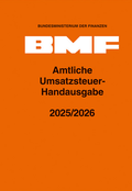 Bild: Amtliche Umsatzsteuer-Handausgabe 2025/2026 - Erich Schmidt Verlag