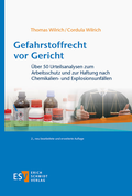 Bild: Gefahrstoffrecht vor Gericht - Erich Schmidt Verlag