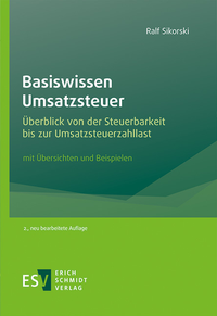 Abbildung von: Basiswissen Umsatzsteuer - Erich Schmidt Verlag