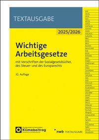 Abbildung von: Wichtige Arbeitsgesetze - NWB