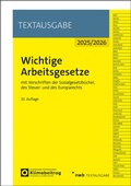 Cover: Wichtige Arbeitsgesetze - NWB