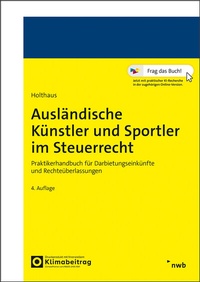 Abbildung von: Ausländische Künstler und Sportler im Steuerrecht - NWB