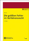 Cover: Die gr&ouml;&szlig;ten Fehler im Verfahrensrecht - NWB