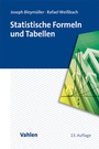Cover: Statistische Formeln und Tabellen - Vahlen