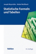 Cover: Statistische Formeln und Tabellen - Vahlen