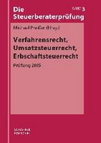 Abbildung von: Verfahrensrecht, Umsatzsteuerrecht, Erbschaftsteuerrecht - Schäffer-Poeschel