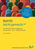 Bild: BetrVG - leicht gemacht - Edition Wissenschaft & Praxis