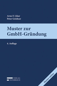 Abbildung von: Muster zur GmbH-Gründung - Verlag Österreich