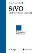 Cover: StVO Stra&szlig;enverkehrs-Ordnung - C.F. M&uuml;ller