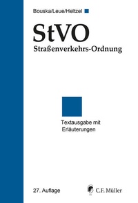 Enlarge image Cover: StVO Straßenverkehrs-Ordnung - C.F. Müller
