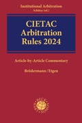 Abbildung von: CIETAC Arbitration Rules 2024 - Beck/Hart Publishing